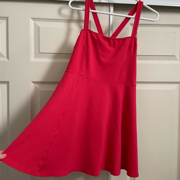 H&M Divided Red Mini Dress L - Picture 2 of 4